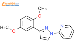 Pyridine, 2-[3-(2,5-dimethoxyphenyl)-1H-pyrazol-1-yl]-结构式图片|200003-00-5结构式图片