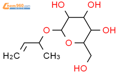 1-甲基-2-丙烯基 beta-d-吡喃葡萄糖苷结构式图片|200396-09-4结构式图片