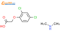 2,4-二氯苯氧乙酸二甲胺盐结构式图片|2008-39-1结构式图片