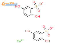 羟苯磺酸钙结构式图片|20123-80-2结构式图片