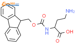(R)-2-(Fmoc-氨基)-4-氨基丁酸结构式图片|201484-12-0结构式图片