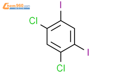 1,5-dichloro-2,4-diiodobenzene结构式图片|201734-79-4结构式图片