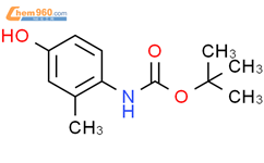(4-羟基-2-甲基苯基)氨基甲酸叔丁酯结构式图片|201741-17-5结构式图片