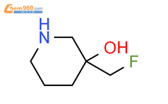 3-(fluoromethyl)piperidin-3-ol结构式图片|2021392-81-2结构式图片