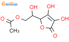 L-Ascorbic acid,6-acetate结构式图片|20229-76-9结构式图片