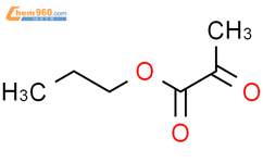 丙酮酸丙酯结构式图片|20279-43-0结构式图片