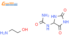 2,5-二氧代-4-咪唑烷基脲-2-氨基乙醇结构式图片|20285-07-8结构式图片