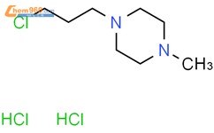 1-(3-氯丙基)-4-甲基哌嗪二盐酸盐结构式图片|2031-23-4结构式图片