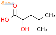 (R)-2-羟基-4-甲基戊酸结构式图片|20312-37-2结构式图片