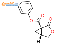 3-Oxabicyclo[3.1.0]hexane-1-carboxylic acid, 2-oxo-, phenyl ester, (1R,5R)-结构式图片|203175-37-5结构式图片