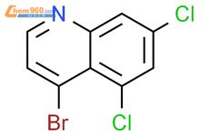 4-溴-5,7-二氯喹啉结构式图片|203261-25-0结构式图片