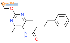 N-(2-ethoxy-4,6-dimethylpyrimidin-5-yl)-4-phenylbutanamide结构式图片|2034356-21-1结构式图片