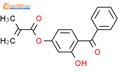 2-羟基-4-(甲基丙烯酰氧基)二苯甲酮结构式图片|2035-72-5结构式图片