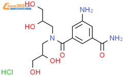5-氨基-N,N'-二(2,3-二羟基丙基)间苯二甲酰胺结构式图片|203515-86-0结构式图片