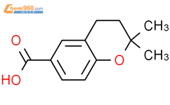 2,2-二甲基苯并二氢吡喃-6-羧酸结构式图片|2039-47-6结构式图片