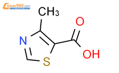 4-甲基噻唑-5-甲酸结构式图片|20485-41-0结构式图片