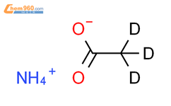 乙酸铵-D3结构式图片|20515-38-2结构式图片