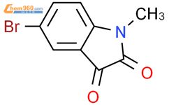 5-溴-1-甲基-1H-吲哚-2,3-二酮结构式图片|2058-72-2结构式图片