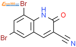 6,8-dibromo-2-oxo-1,2-dihydroquinoline-3-carbonitrile结构式图片|2059993-18-7结构式图片