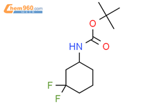 (3,3-Difluoro-cyclohexyl)-carbamic acid tert-butyl ester结构式图片|2060029-38-9结构式图片