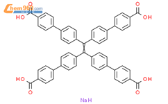 四[4-(4'-羧基苯基)苯基]乙烯-钠盐结构式图片|2060565-90-2结构式图片