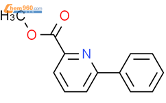 6-苯基-2-吡啶羧酸甲酯结构式图片|206127-25-5结构式图片