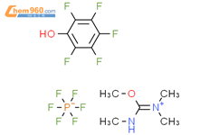 (二甲基氨基)二甲基(2,3,4,5,6-五氟苯氧基)甲烷亚胺六氟磷酸盐结构式图片|206190-14-9结构式图片