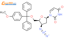 3'-β-叠氮-2',3'-二脱氧-5'-O-(4-甲氧基三苯基)尿苷
