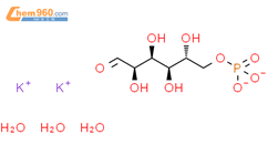 D-葡萄糖 6-(磷酸二氢酯)二钾盐三水合物结构式图片|207727-36-4结构式图片