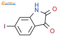 6-碘靛红结构式图片|20780-77-2结构式图片