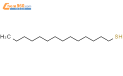 正十四烷基硫醇结构式图片|2079-95-0结构式图片