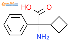 2-氨基-2-环丁基-2-苯乙酸结构式图片|207986-28-5结构式图片