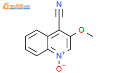 4-Quinolinecarbonitrile, 3-methoxy-, 1-oxide结构式图片|20844-06-8结构式图片