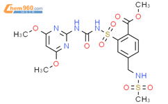 甲磺胺磺隆结构式图片|208465-21-8结构式图片