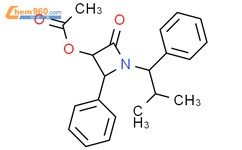 2-Azetidinone, 3-(acetyloxy)-1-[(1S)-2-methyl-1-phenylpropyl]-4-phenyl-, (3R,4S)-rel-结构式图片|208848-53-7结构式图片