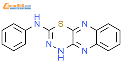 1H-[1,3,4]Thiadiazino[5,6-b]quinoxalin-3-amine, N-phenyl-结构式图片|208921-67-9结构式图片