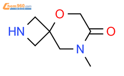 8-methyl-5-oxa-2,8-diazaspiro[3.5]nonan-7-one结构式图片|2090387-03-2结构式图片