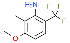 3-甲氧基-2-甲基-6-（三氟甲基）苯胺结构式图片|2090792-20-2结构式图片