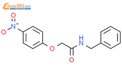 Acetamide, 2-(4-nitrophenoxy)-N-(phenylmethyl)-结构式图片|20916-16-9结构式图片