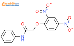 Acetamide, 2-(2,4-dinitrophenoxy)-N-phenyl-结构式图片|20916-37-4结构式图片