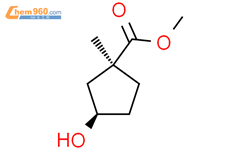 methyl (1S,3R)-3-hydroxy-1-methyl-cyclopentanecarboxylate结构式图片|2092106-17-5结构式图片