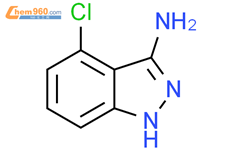 4氯-1H-吲唑-3-胺结构式图片|20925-60-4结构式图片