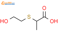 Propanoic acid, 2-[(2-hydroxyethyl)thio]-结构式图片|209276-28-8结构式图片