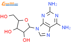 2-氨基腺苷结构式图片|2096-10-8结构式图片