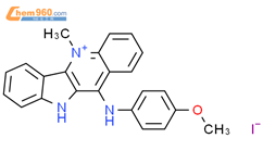 11-​[(4-​甲氧基苯基)​氨基]​-​5-​甲基-​10H-​喹啉鎓 碘化物结构式图片|2096451-26-0结构式图片