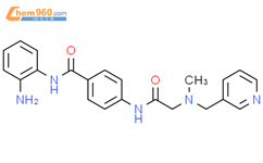 Benzamide,N-(2-aminophenyl)-4-[[[methyl(3-pyridinylmethyl)amino]acetyl]amino]-结构式图片|209784-51-0结构式图片
