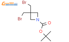 Tert-butyl 3,3-bis(bromomethyl)azetidine-1-carboxylate结构式图片|2098131-64-5结构式图片