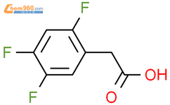 2,4,5-三氟苯乙酸结构式图片|209995-38-0结构式图片
