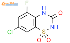 7-Chloro-5-fluoro-2H-benzo[e][1,2,4]thiadiazin-3(4H)-one 1,1-dioxide