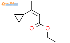 ethyl 3-cyclopropylbut-2-enoate结构式图片|21014-29-9结构式图片